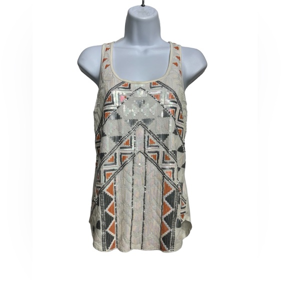 Express Tops - Express sequined tank size small